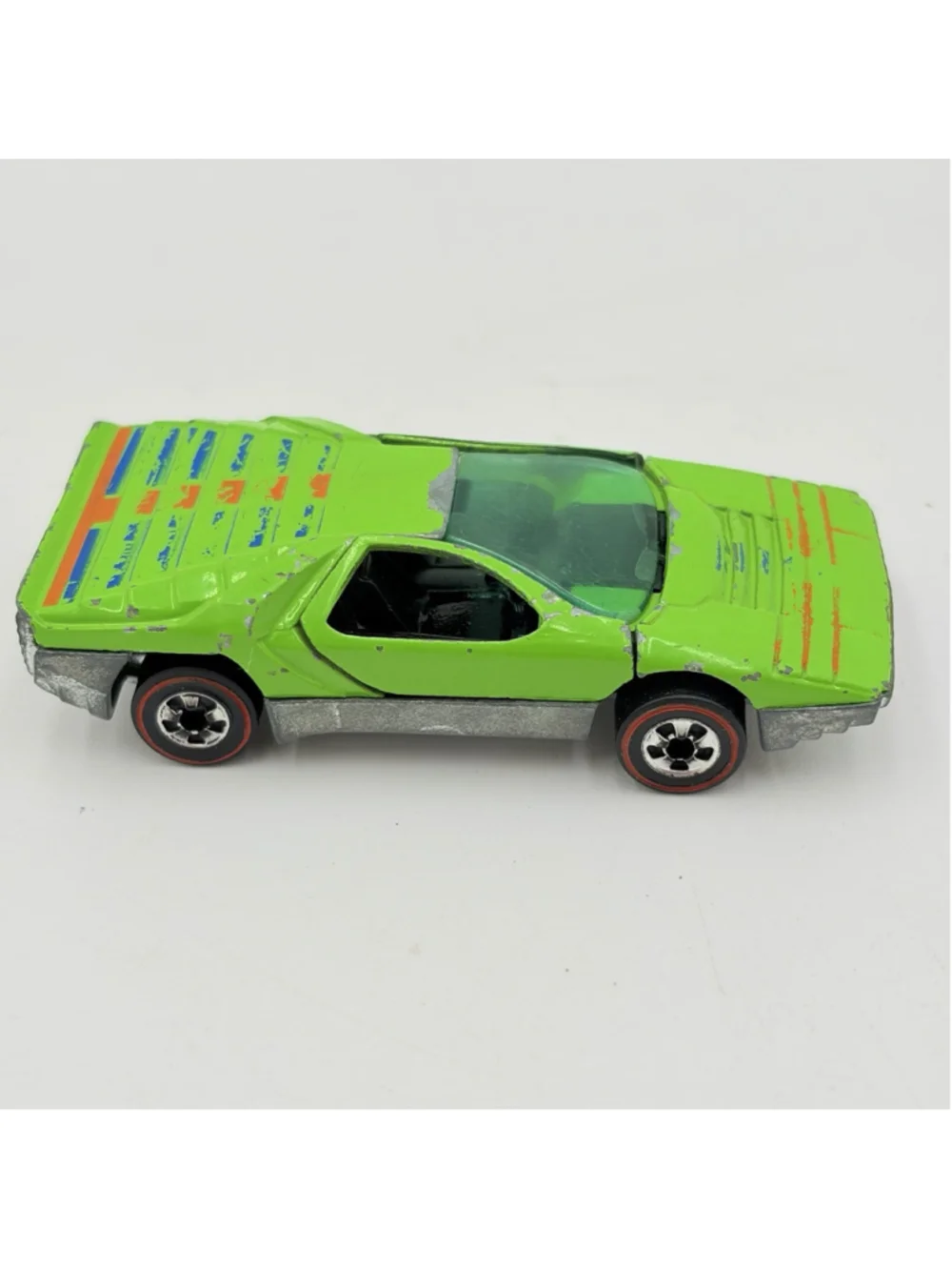 Vintage 1969 Hot Wheels Redline Carabo Green Gullwing Hong Kong